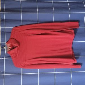 Maroon Daisy Fuentes turtle neck, size XL